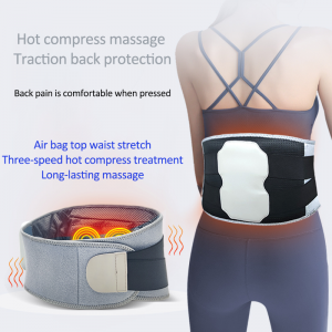 Lower Back Belt Pain Relief Lumbar Massage Heating Waist Massager Belt