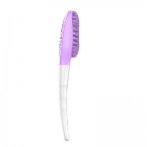 silicone body brush shower cleansing scrubber