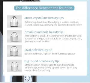 Ultrasonic Facial Vacuum Remover Portable Electric Acne Pore Cleaner Blackhead Remover